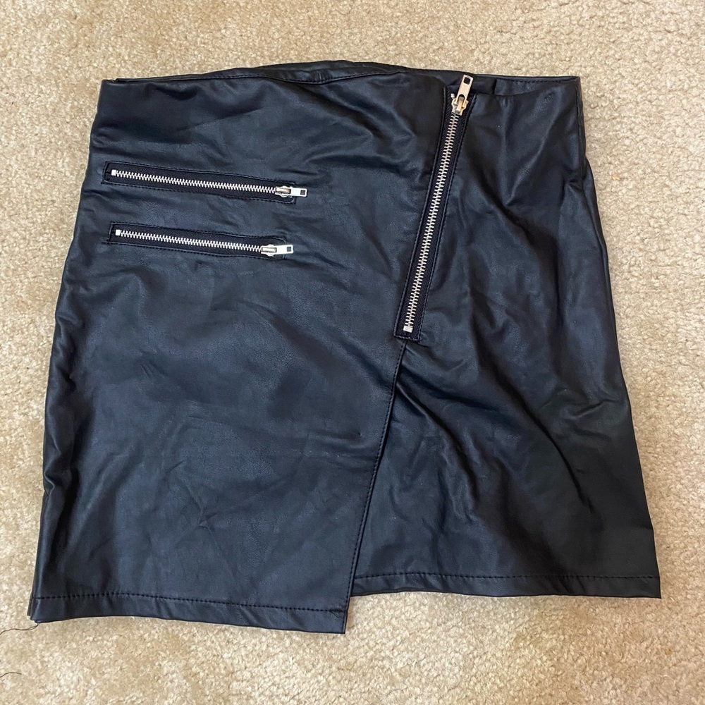 Pleather skirt